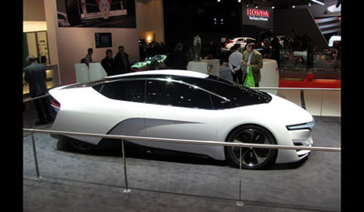 Honda FCV Hydrogen Fuel Cell Electric Vehicle Design Study for 2015 1